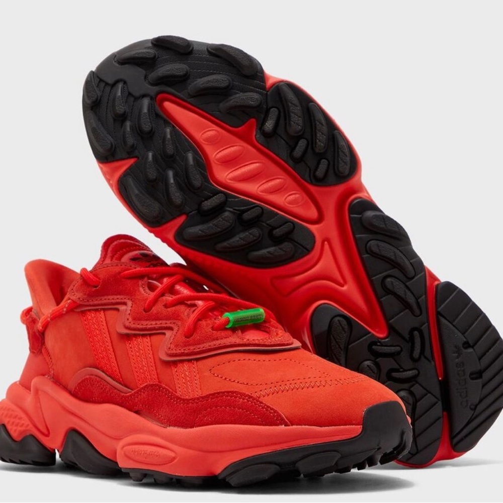 Brand New !!! Adidas Ozweego TR ‘Hi-Res Red’ Men's Sneakers